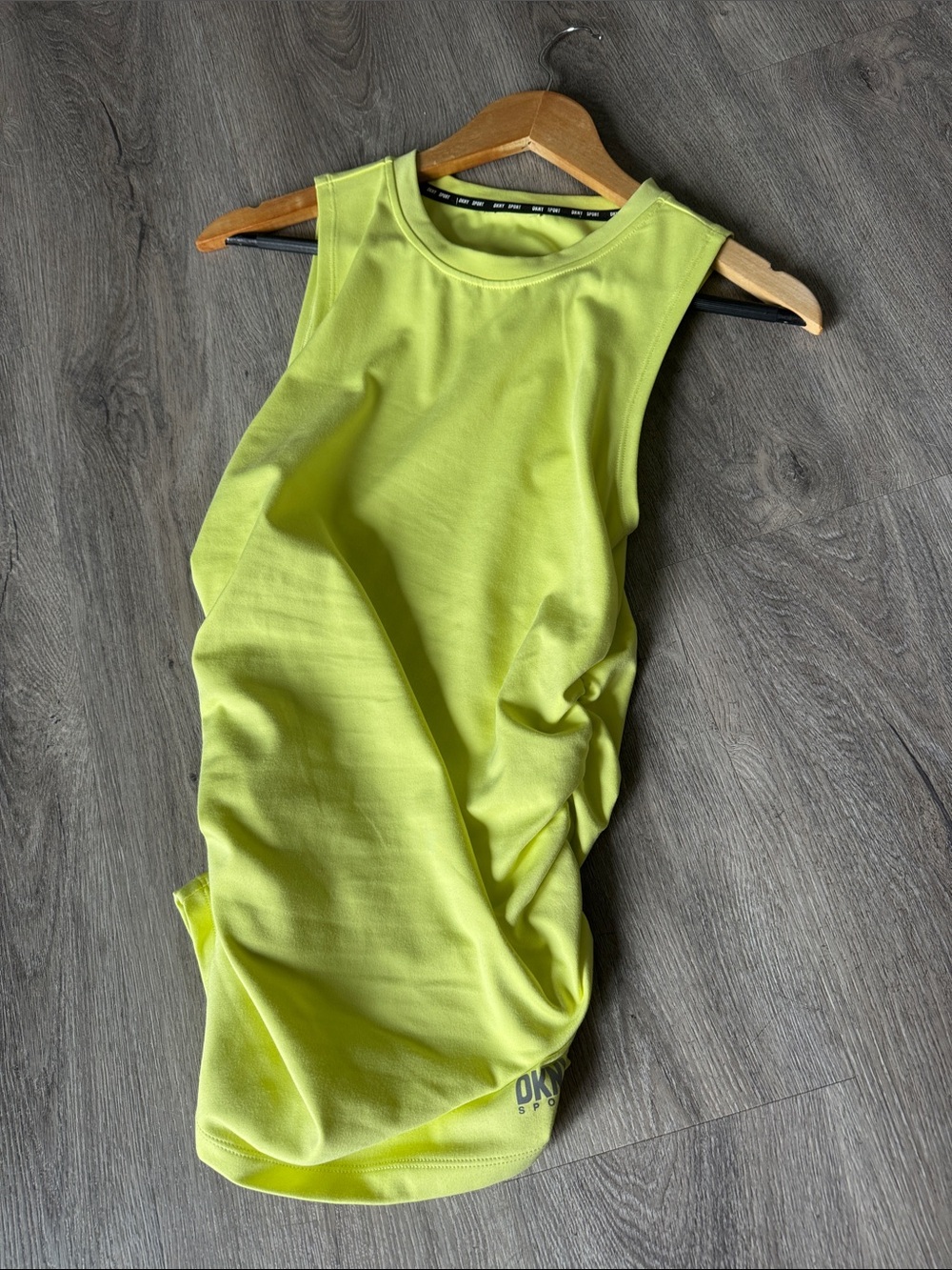 DKNY Neon Lime Women’s Athletic Tank Top